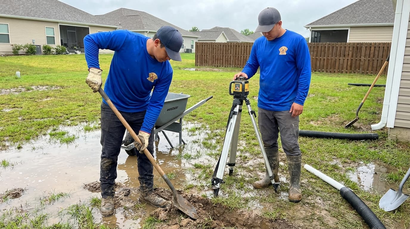Is Your Yard Drowning? 5 Signs You Need Regrading or Drainage Work