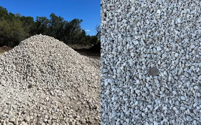 1/4" Limestone