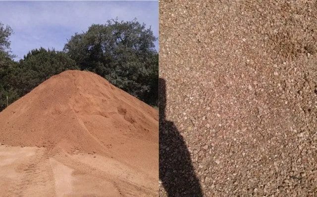 Decayed Granite — Rock & Gravel material delivered and installed by Canopy Land Solutions in San Antonio, TX