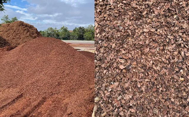 Pecan Mulch — Mulch material delivered and installed by Canopy Land Solutions in San Antonio, TX